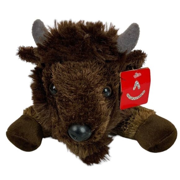 Aurora World American Bison Plush 12 inch Stuffed Animal Brown Buffalo 2018 NEW - Picture 5 of 9